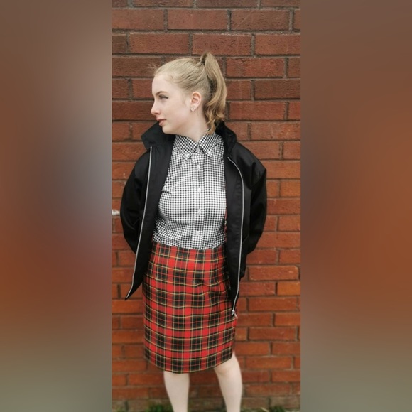 Olive green Harrington jacket size extra small. Only worn once. - Picture 3 of 8